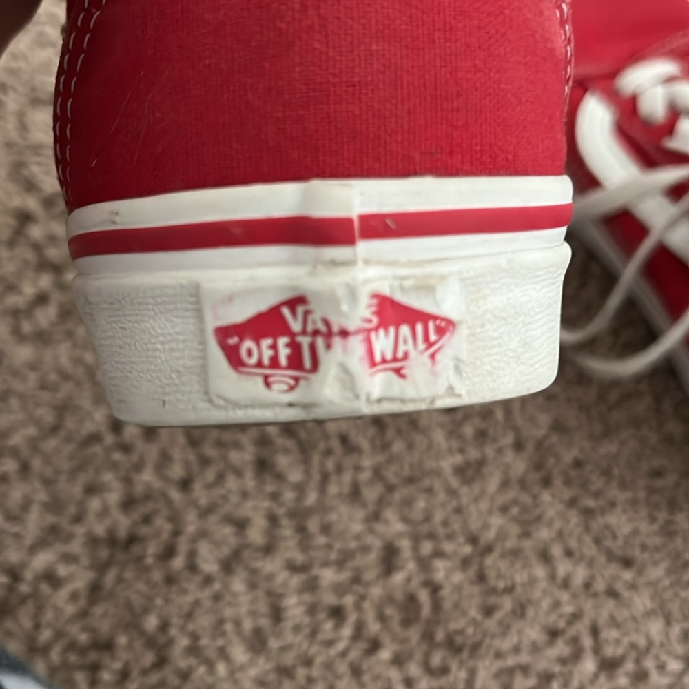 Red Vans - Picture 7 of 7